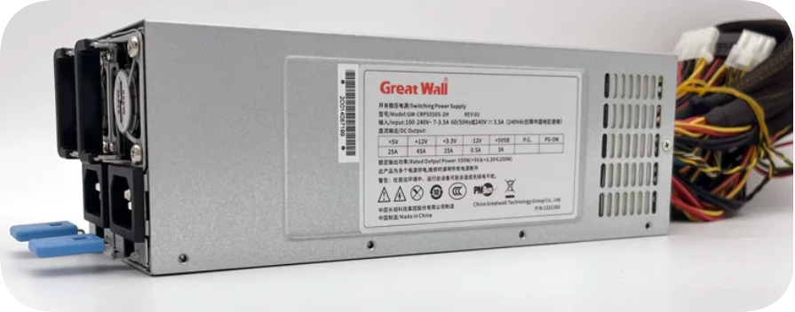 *Brand NEW*High Stability Great Wall 550W 2U Server Power Supply GW-CRPS550S-2H Hot-Swap